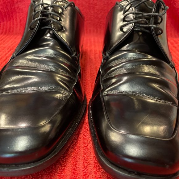 Prada Mens Patent Leather Upper and Out Soles Lace Up Black Made In Italy main image 16